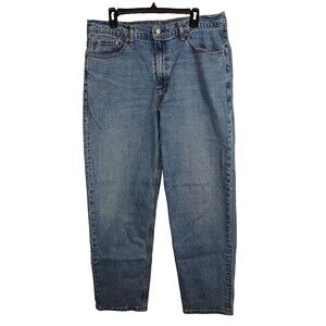 Levi’s 550 Jeans Medium Wash Blue Denim Size 38x32 Relaxed Fit Straight Leg